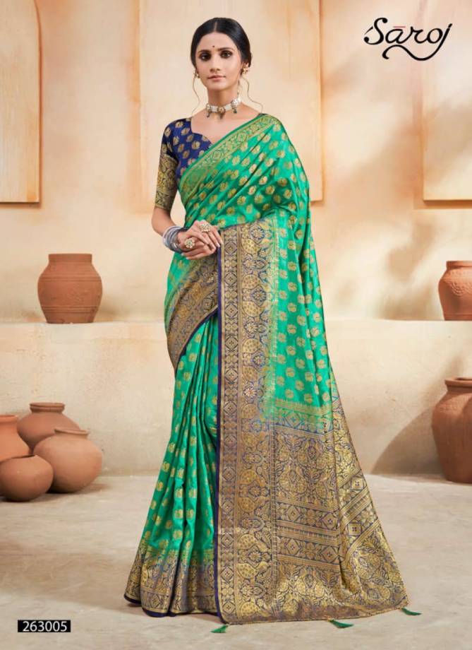 Saroj Kanaklata New Exclusive Wear Fancy Designer Soft Silk Saree Collection